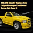 thumbnail image 6 of ECOTRIC Dash Cover Cap Defrost Vent Grille Upper Dashboard Panel Overlay Molded for 2002-2005 Ram 1500 2500 3500, 6 of 10