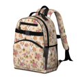 thumbnail image 1 of Corgi and Sunflower Pink Pattern Cute School Backpack Bag for School with Padded Back and Adjustable Shoulder Straps 15.25"x11.5"x5.25", 1 of 4