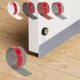 thumbnail image 1 of Cinta de sellado de puerta de alta densidad | Burletes autoadhesivos para puertas | Tira aislante de gel de sílice blanca/gris/marrón 36in | Bloqueador de tiro para ahorrar energía, cortado a, 1 of 8