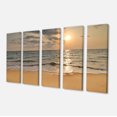 thumbnail image 3 of Design Art - Dark Tropical Sand Beach at Sunset, 3 of 3