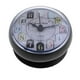 thumbnail image 3 of 2 piezas de reloj de baño para ducha, impermeable, mini reloj de pared para baño, decoración del hogar, agua Naranja3 Negro 3, 3 of 9