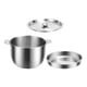 thumbnail image 2 of Contenedor de grasa de tocino Colador de grasa Rellenable fácilmente Separador de aceite de cocina Lata Filtros de tapa de olla, 2 of 9