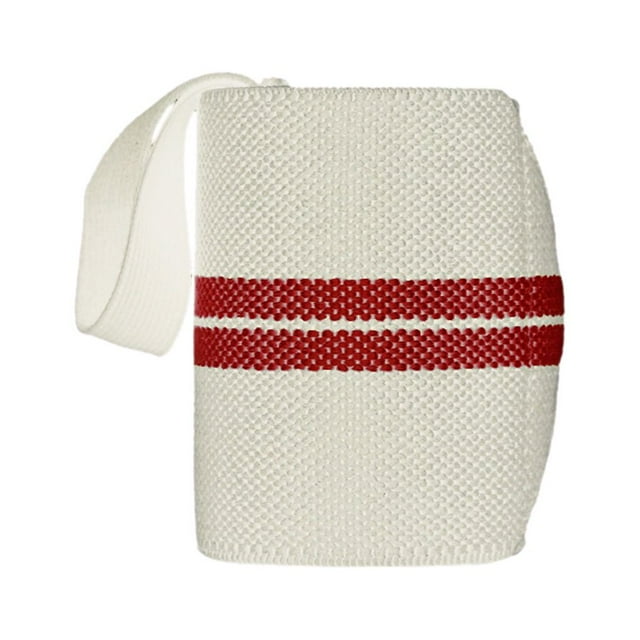 QualitChoice Bracelet de Poignet Bandage de Soutien pour Main, Compression, Résistant à la Transpiration, Blanc+rouge 1Ensemble