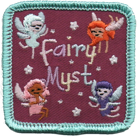12 pieces 2" Custom Activity Scouts Applique Fun Patches - Fairy Myst Patch 1
