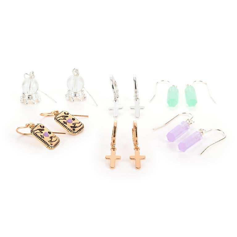 Claire's Unisex Gold and Silver Magic Motif Multi-Stud and