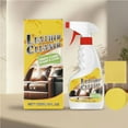 thumbnail image 1 of Limpiador de cuero líquido en aerosol | Potente quitamanchas para sofás, sillas de coche, chaquetas | Fórmula suave y no abrasiva | Secado rápido | Incluye paño y esponja | 120 ml Cuidado de la piel, 1 of 9