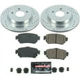 thumbnail image 3 of PowerStop Rear Z23 Evolution Sport Carbon-Fiber Ceramic Brake Pad and Drilled & Slotted Rotor Kit Fits: NISSAN Select Models K8313, 3 of 10