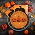 thumbnail image 6 of XIA0LE Halloween Pumpkin Party Tableware 10-Piece Disposable Plates Set Party-Themed Paper Plates Set, 6 of 6