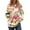 Hot Pink, variant on Women's Oversized Winter Cute Floral Print Thin Hooded Sweatshirt Pullover with No Pocket for Trendy Fall Clothes
