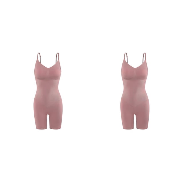 Soidarity Body Body Ropa interior Control Corsés Butt Lifter Undershirt Corrective Shapers Slimmer Lady Belly Sheath Red Bean Color de frijol rojo 2Conjunto
