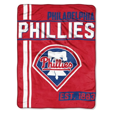 Philadelphia Eagles Throw - MLB Philadelphia Phillies “Walk Off” 46”x 60” Micro Raschel Throw