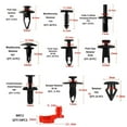 thumbnail image 3 of Labymos 425Pcs Assorted Car Body Plastics Push Retainer Pin Rivet Fasteners Trim Moulding Clip Automotive, 3 of 5