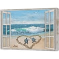 thumbnail image 2 of Beach Bathroom Decor Wall Art Ocean Wave Sea Turtle Pictures Wall Decor Coastal Seascape Canvas Painting Prints Modern Artwork Home Decoration for Bathroom Bedroom Living Room 16"x12", 2 of 6