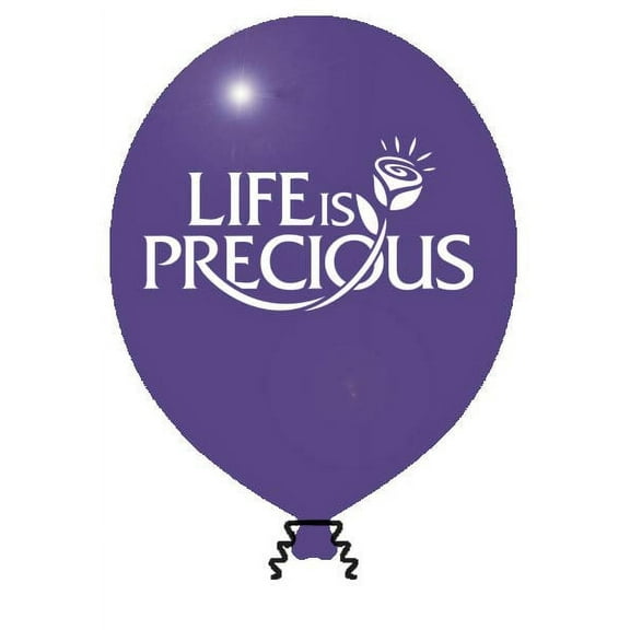 Life is Precious Pro-Life Balloon (Pack of 100)