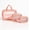 Pink, variant on Lazer Makeup Travel Pouch Set of 3 | Cosmetic & Toiletry Organizer Bags for Brushes and Travel Essentials – Black