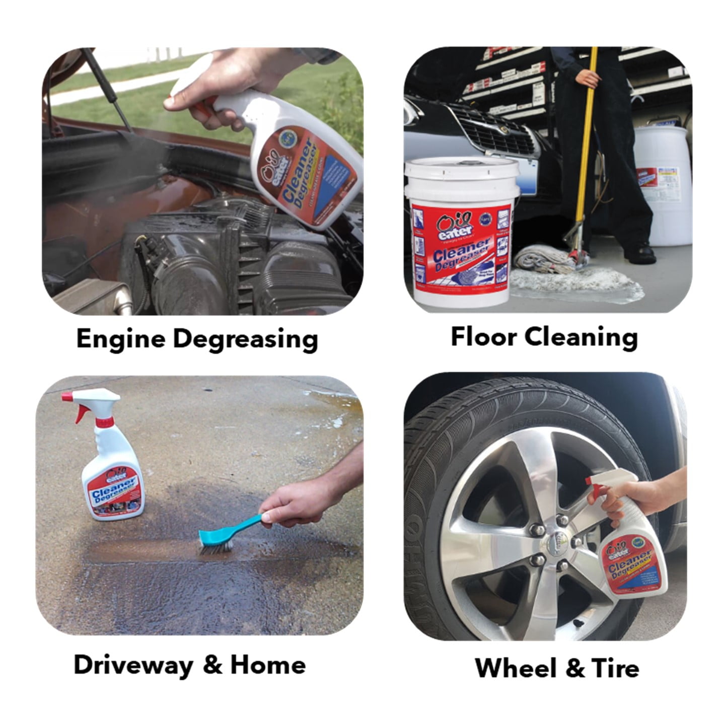 Oil Eater 1 Gallon Original Pro Strength Cleaner Degreaser, Easy Ship Packaging, Concentrate Makes up to 30 Gallons!