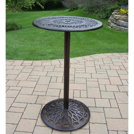 44" Antique Bronze Round Traditional Ornate Outdoor Patio ...