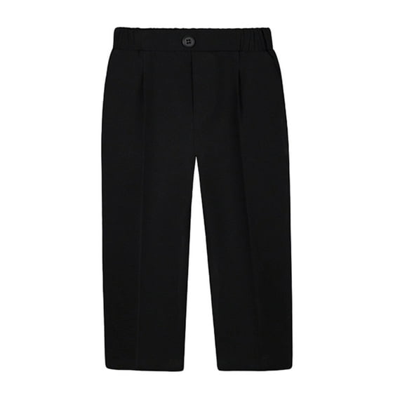 Girls Pants,Formal Dress Pants Classic Trousers Ideal For School Performance Comfortable Everyday Use Long Pants,Sweatpants,2-3 Years,Black