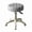 Grey #2, variant on White Adjustable Swivel Chair, 360-Degree Rolling Stool with Gas Lift, Height 13.8-20.8 Inch, PU Leather for Salon Office Makeup