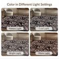 thumbnail image 7 of ODIKA 4'x6' Ultra-Soft Area Rug, Gothic Moth Vintage Butterfly Print Ornate Border Shaped Pink None Washable, Bare feet friendly, Silk-Touch for Bedroom Home office, 7 of 7