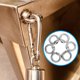thumbnail image 1 of LOLIPPYY 6Ud Tornillo De Ojo Acero Inoxidable Resistente Para Y Proyectos En Casa, 1 of 8