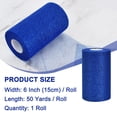 thumbnail image 2 of Cinta Decorativa TONIFUL Tul Brillante Azul Real 15 cm x 46 m, 2 of 6
