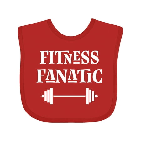 

Inktastic Gym Gift Fitness Fanatic Gift Baby Boy or Baby Girl Bib