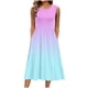thumbnail image 1 of mfyjkho Vestidos para mujer, Vestido informal de manga corta con cuello redondo y bolsillos para mujer Vestidos maxi para mujer xxl, 1 of 5