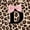 Brown Black D, variant on Erosebridal Chic Cheetah Printed Twin Bedding For Kids,Black Letter M Monogrammed Duvet Cover Set,Black Reversible,2 Pieces(No Comforter)