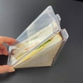 thumbnail image 2 of Portable Breakfast Sandwich Bag Plastic Cake Holder Boxes Triangular Sandwich Packaging Boxes for Wedding Party, 2 of 6