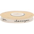 thumbnail image 1 of Packaging Decorative Ribbon Ribbon for Craft Projects Polyester Beige Designed for Home Decor 1roll, 1 of 4