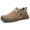 Khaki Brown 2#, variant on Bellella Mens Safety Shoes Steel Toe Work Boots Slip Resistant Protection Boot Comfort Chelsea Booties Construction Camel 1# 8.5