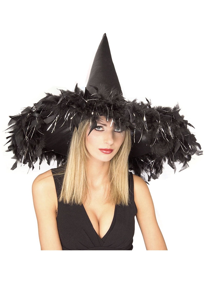 Witch feather hat Clearance
