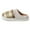 A Coffee, variant on Checkered House Slippers for Women Men Plush Warm Fuzzy Bedroom Shoes Indoor Slip On Slide
