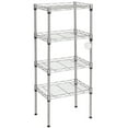 thumbnail image 3 of Zimtown 4 Tier Wire Shelving, Adjustable Storage Rack Unit for Garage Kitchen, Greenhouse Planting Shelving, 13.8”L x 9.8”W x 31.5”H, 3 of 10