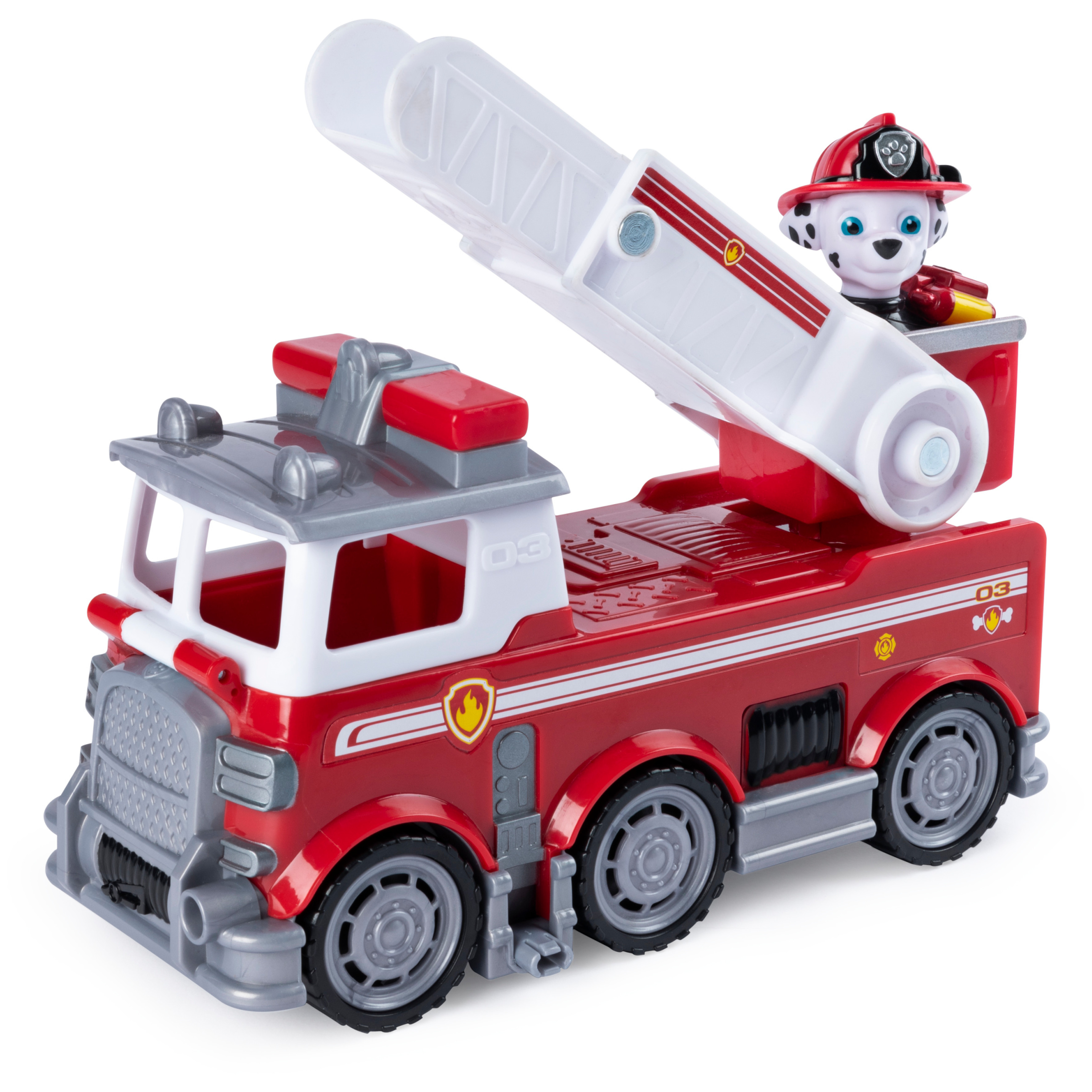 PAW Patrol Ultimate Rescue - Marshall’s Ultimate Rescue Fire Truck with Moving Ladder and Flip-open Front Cab, for Ages 3 and Up - image 4 of 9