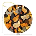 thumbnail image 2 of Various Chickens in Black And White Yellow Ceramics Ornaments Rustic Poultry Chicken Christmas Tree Ornaments Christmas Tree Decorations for Woman Friend Birthday, 2 of 8