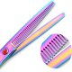 thumbnail image 3 of Tijeras de peluquería de 1 pieza, tijeras de peluquería, tijeras de peluquería, tijeras de peluquería profesionales en colores, para principiantes, estudiantes, mujeres, hombres (estilo 2), 3 of 5
