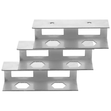 Worgeous  3 Pcs Laptop Stand Desk Riser Computer Monitor Holder Silver