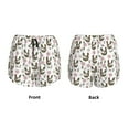 thumbnail image 3 of Pofeuu Flowe Rooster Print Women's Athletic Shorts Running Workout Shorts Tummy Control Quick Dry Gym Shorts with Pockets Double layer sports shorts-XX-Large, 3 of 7