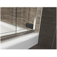thumbnail image 6 of Kohler 706009-D3-ABV 74 x 59.62 in. Levity Sliding Shower Door with 0.25 in. Thick Frosted Glass & Blade Handles - Anodized Brushed Bronze, 6 of 7