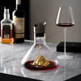 thumbnail image 5 of Creative Gold Iceberg Whisky Wine Decanter Handmade Lead-free Crystal Glass Wine Pourer Carafe Thickened Wine Dispenser Pot Barw (1800ml Gold Iceberg), 5 of 7