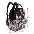 thumbnail image 2 of Easygdp Cute Mushroom Landscape para Bolsa de Bebé de Gran Capacidad con Múltiples Bolsillos, Bolsa de Pañales para Padres, Bolsa de Viaje Organizada y Elegante, 2 of 6