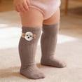 thumbnail image 2 of Cozy Kids Crew Socks with Adorable Bear Design, Soft Warm Wool Thermal Socks for Toddlers Boys Girls, Thick Long Winter Boot Socks, 6 Pairs, 2 of 7