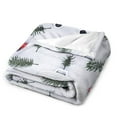 thumbnail image 3 of Christmas Train Cedar Tree Flannel Throw Blanket for Gifts for Women Men Girls Boys All Seasons, 3 of 8