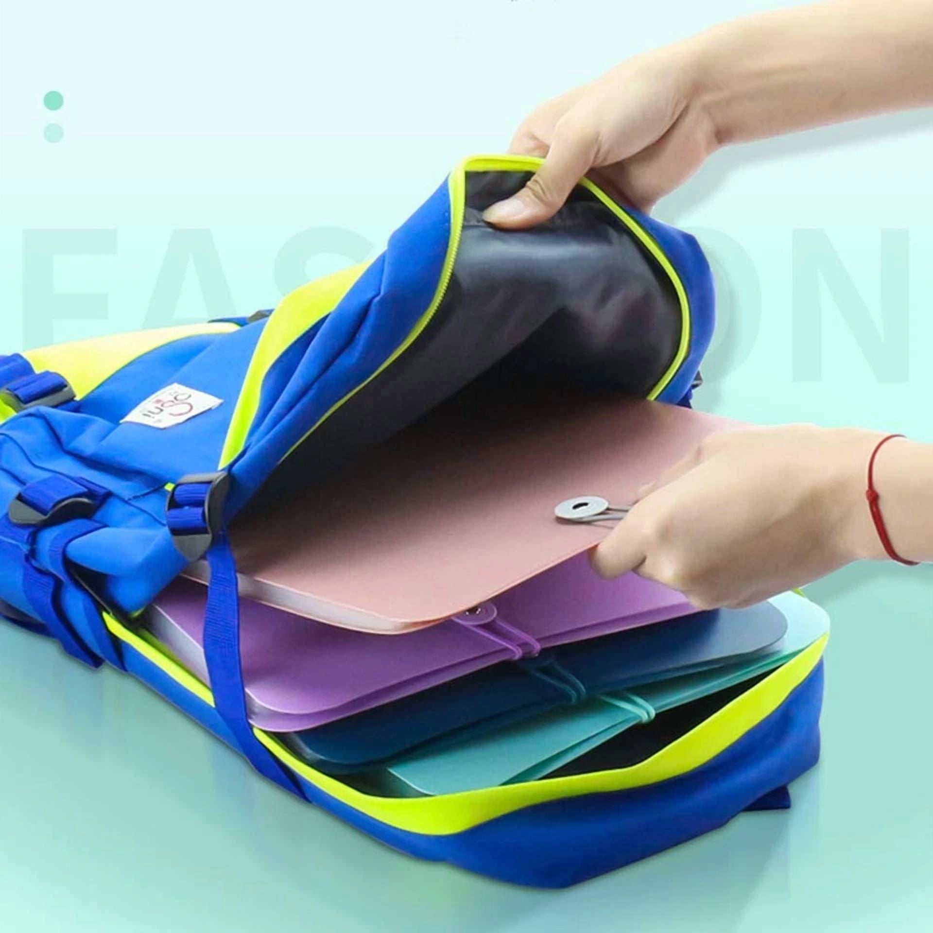 Vertical Expanding Accordion Folder With 7 Pockets Paperwork Organizer Docume...