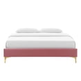 thumbnail image 5 of Modway Sutton Full Modern Performance Velvet Bed Frame in Dusty Rose, 5 of 7