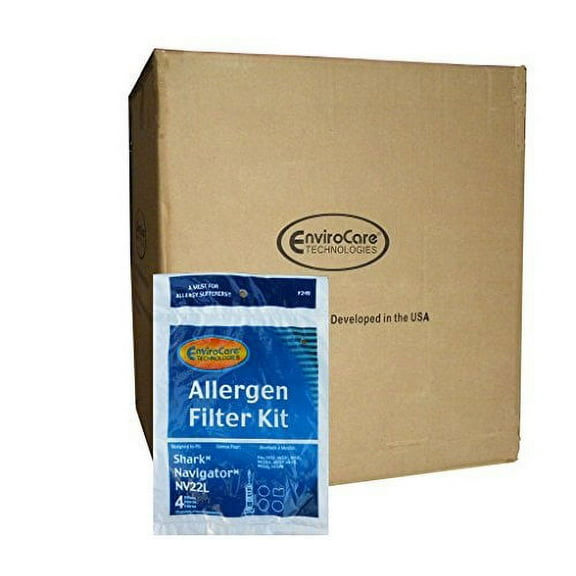 1/2 Case (50 pkgs) Compatible with Shark Navigator Filter Kit XF22 Upright Vacuum