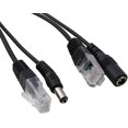 thumbnail image 3 of Power Over Ethernet Pive PoE Adapter Injector + Splitter Kit PoE Cable (Black, Pack of 5 Pairs), 3 of 5