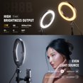 thumbnail image 2 of Anillo Led Neewer RH12B 12 Pulgadas 24W Con Soporte, 2 of 5